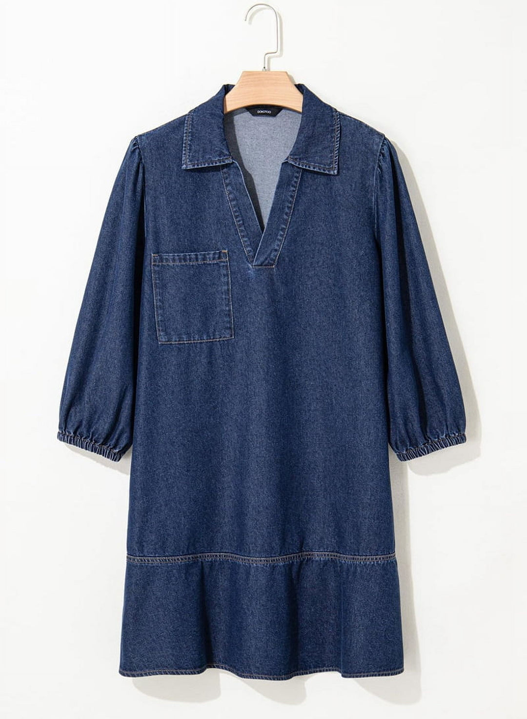 Jeanina® | Abito Babydoll in Denim Casual