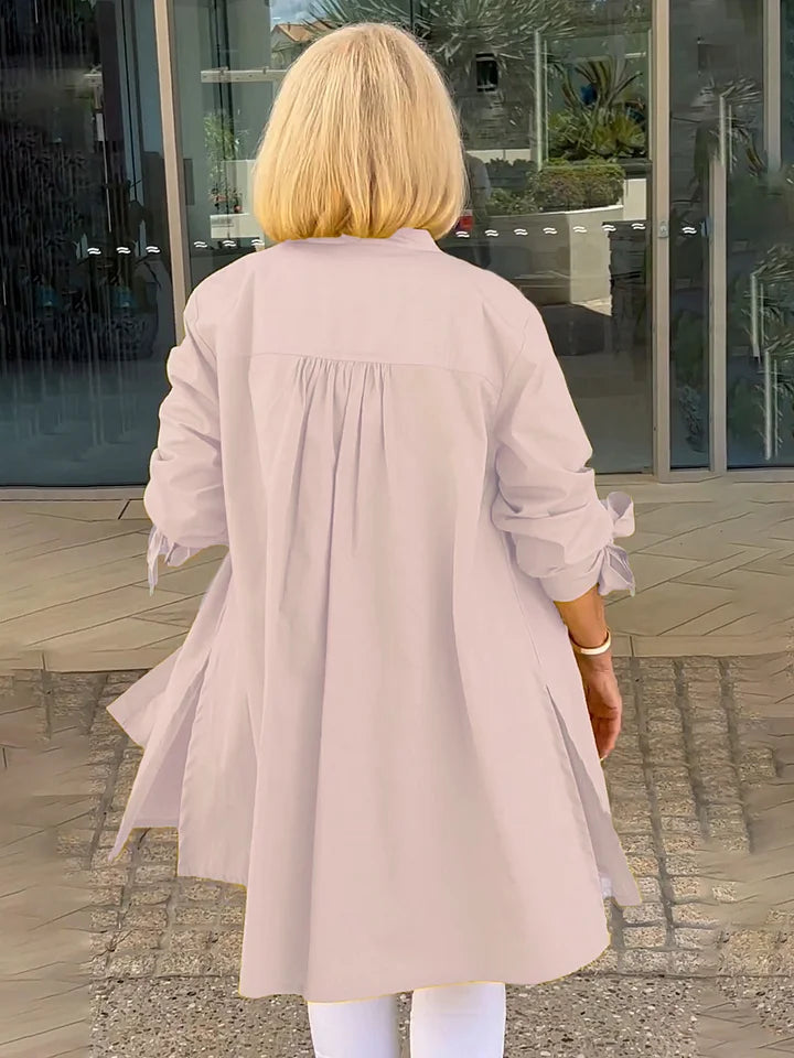 Carlina | Giacca Camicia con Collo Alto