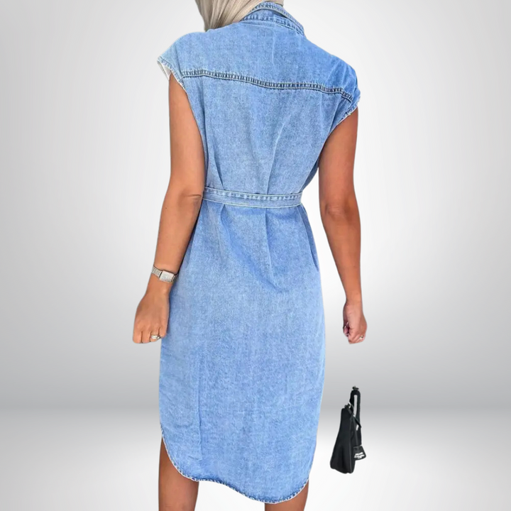 Jeanina® | Abito in Denim Eleganza Casual
