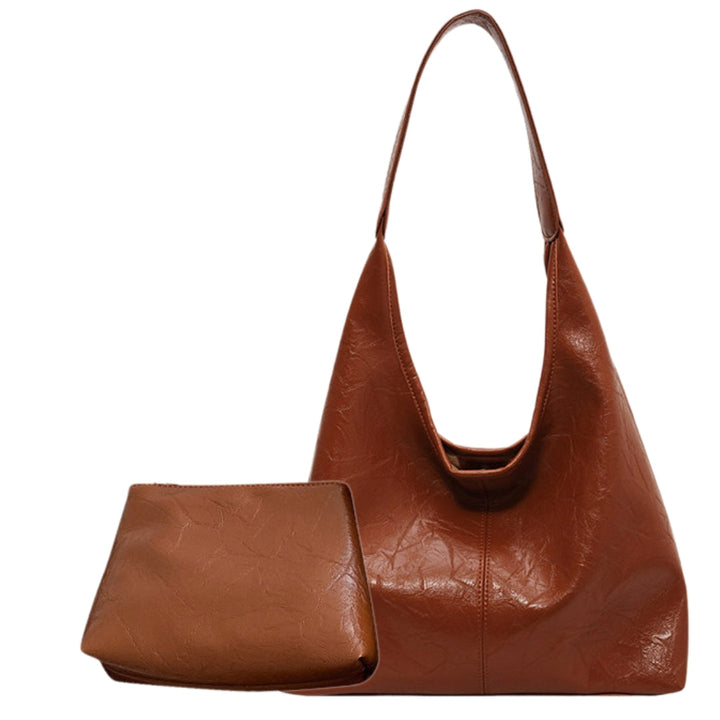Olivia® | Borsa a Spalla in Pelle Invecchiata