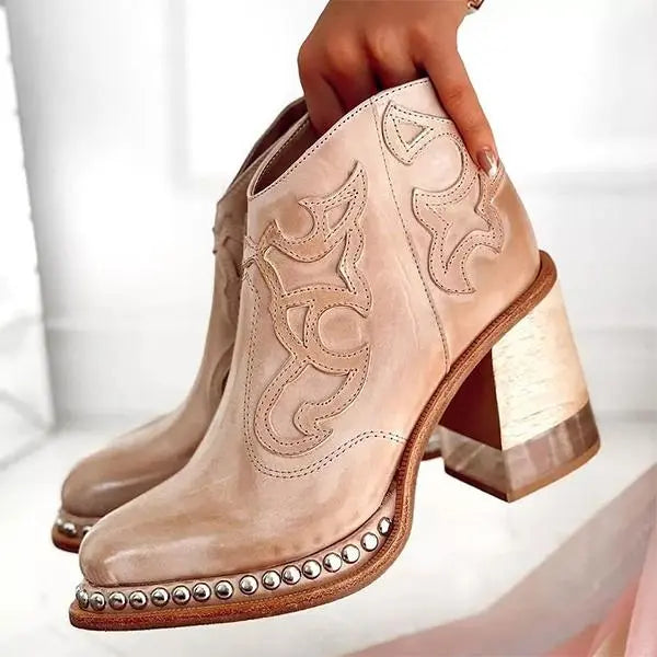 Gianni | Stivali in Pelle Ricamati