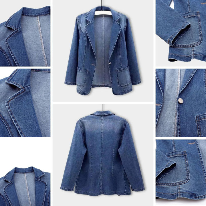Jeanina® | Blazer in Denim Chic per Donne