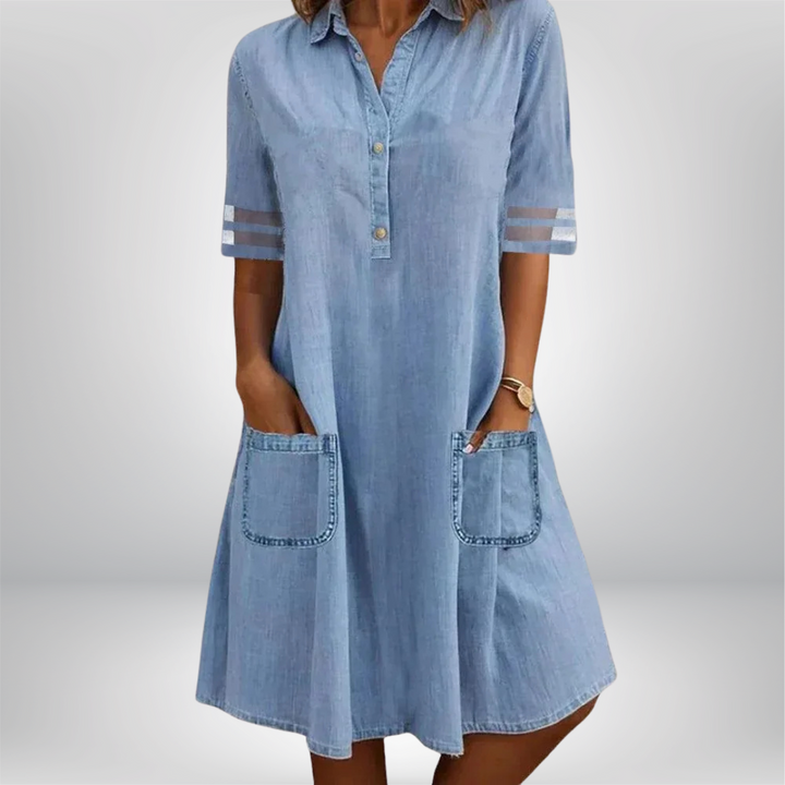 Jeanina® | Vestito in Denim Leggero