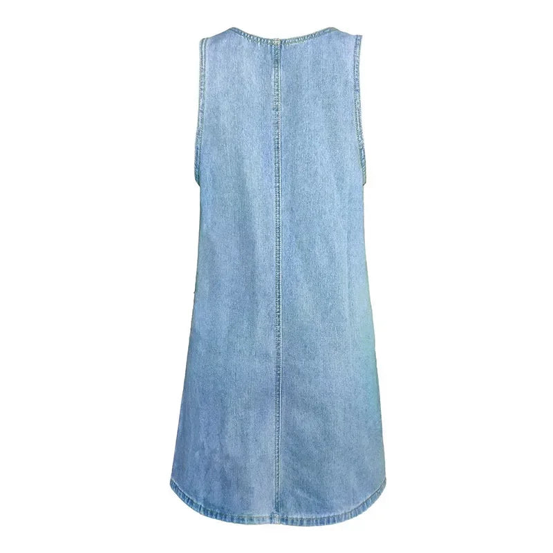 Jeanina™ | Abito Estivo in Denim Leggero e Versatile