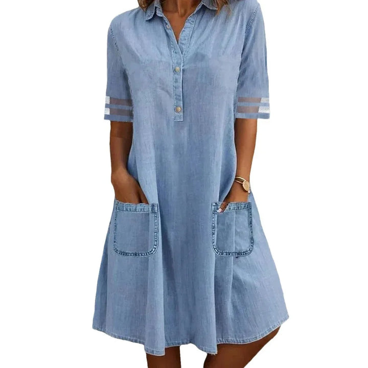 Jeanina® | Vestito in Denim Leggero