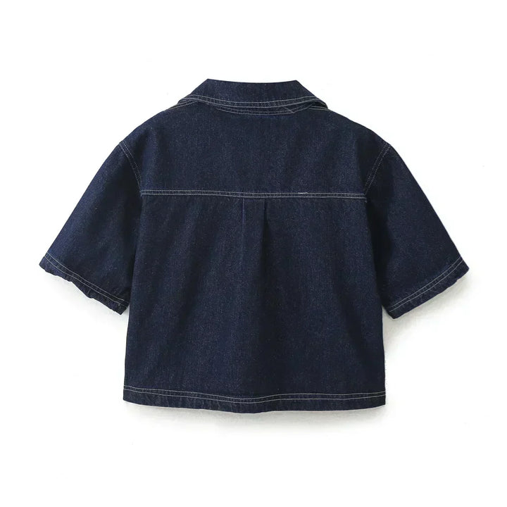 Jeanina® | Set in Denim con Design a V
