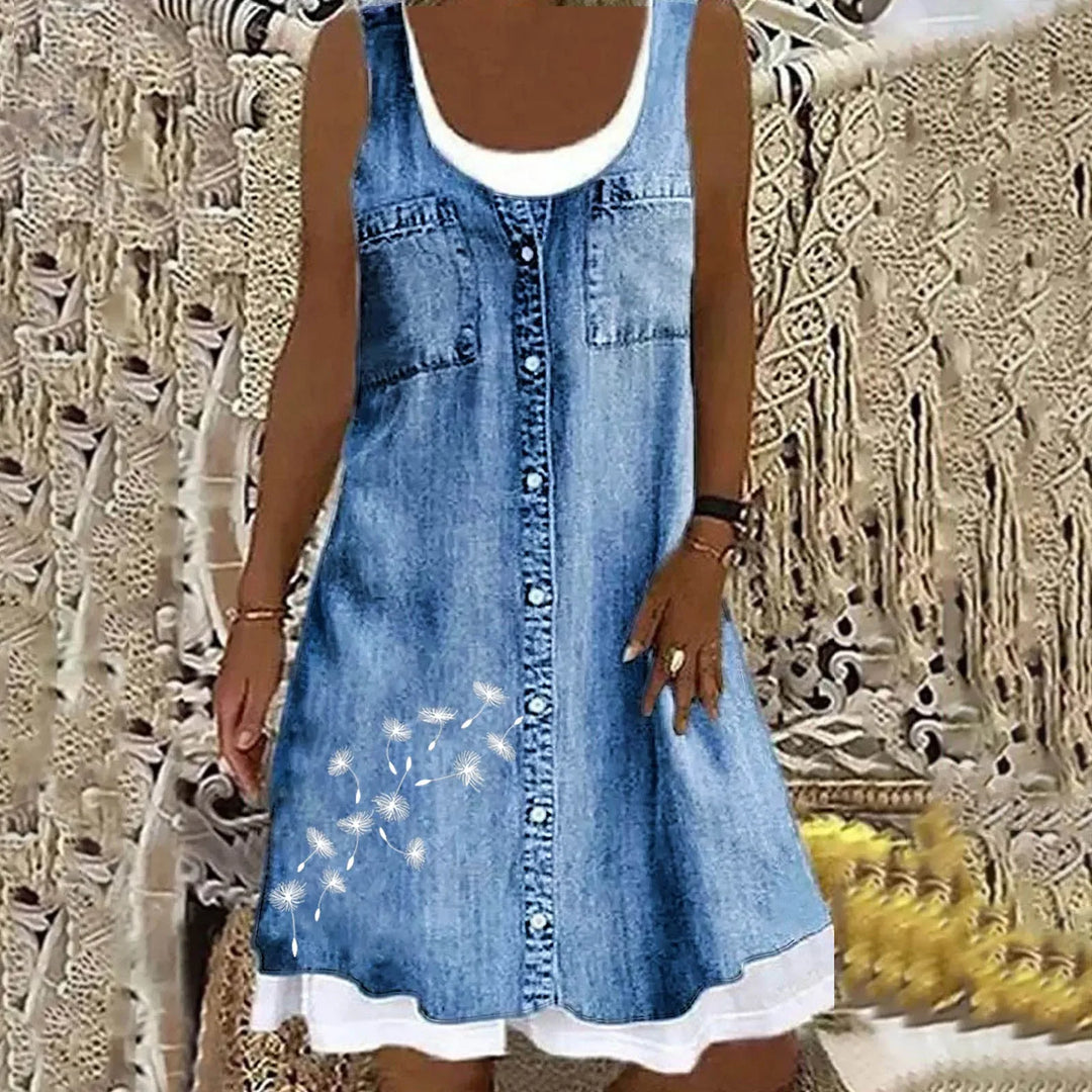 Jeanina™ | Abito in Denim Chic e Confortevole