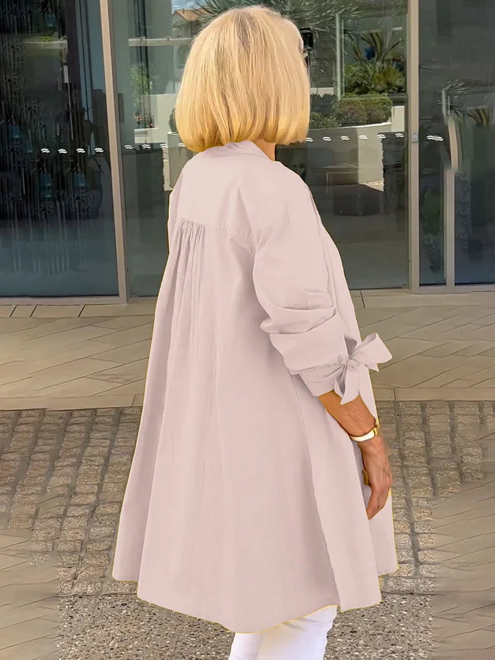 Carlina | Giacca Camicia con Collo Alto