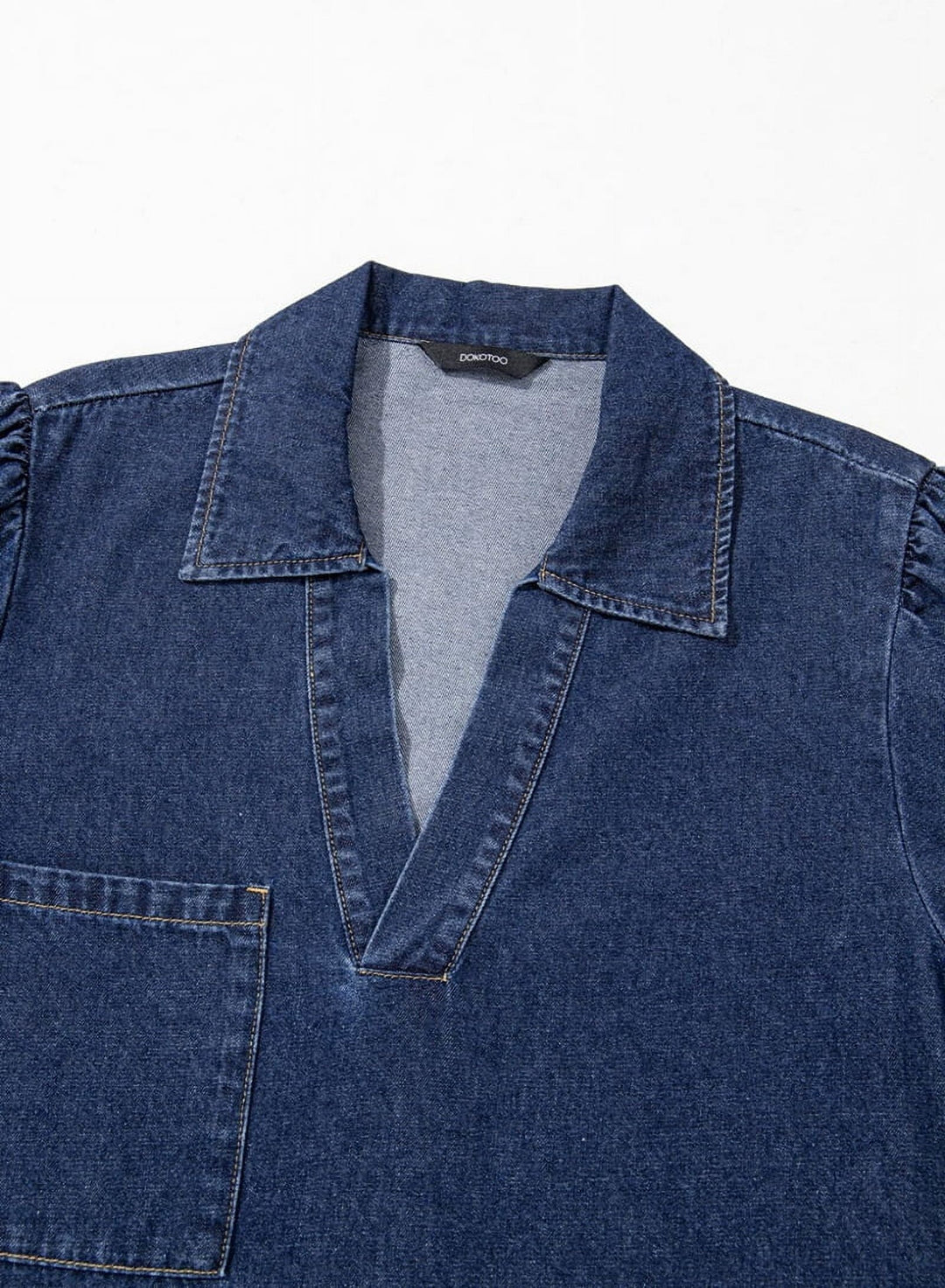 Jeanina® | Abito Babydoll in Denim Casual