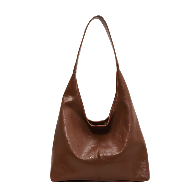 Olivia® | Borsa a Spalla in Pelle Invecchiata
