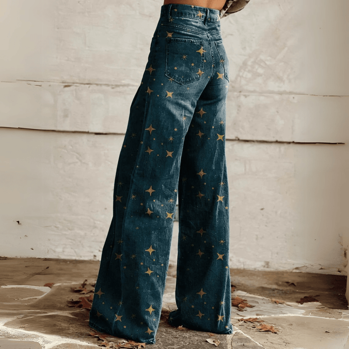 Jeanina® | Pantaloni Retro Bohemien